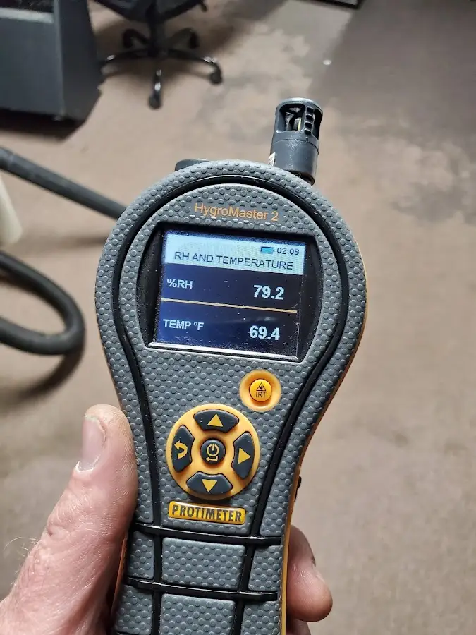 Moisture meter humidity assessment for Fire & Smoke Damage Restoration in Rutland