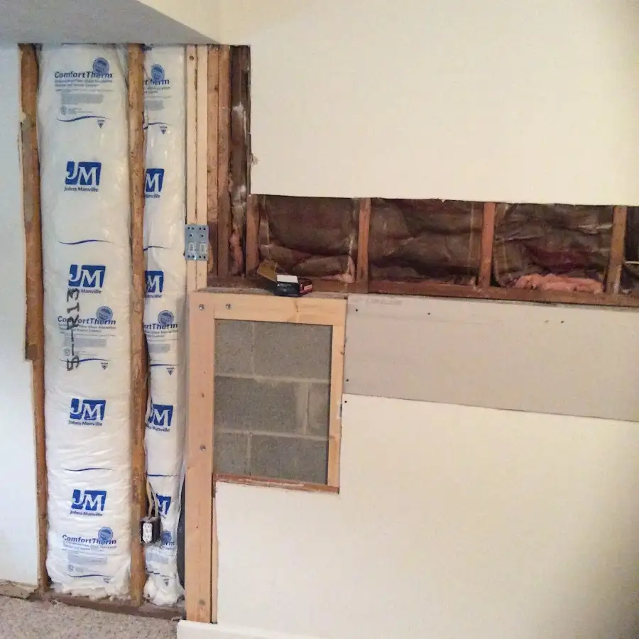 Wall insulation replacement during Odor Removal & Deodorization in Rutland
